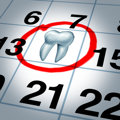 Zahnarzttermin einhalten